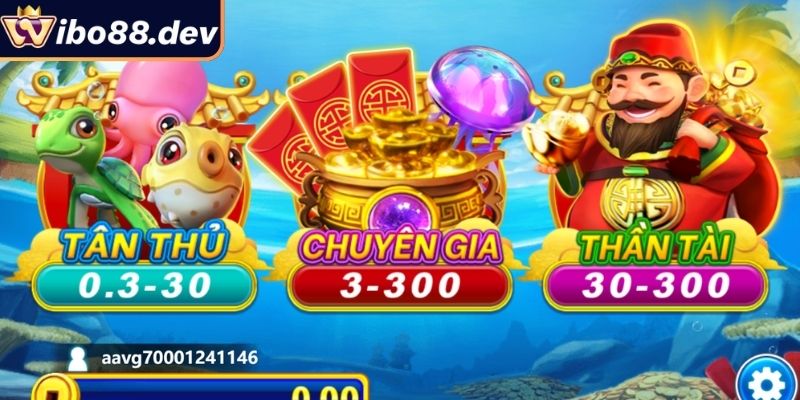 Bắn Cá Thần Tài Wibo88 – Săn Vàng Nổ Thưởng Cực Khủng 2 Phòng chơi cao cấp bắn cá thần tài Wibo88