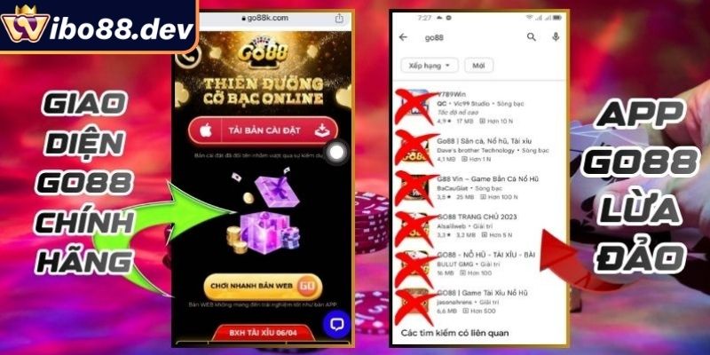 Nhận diện dấu hiệu Go88 giả trên mạng